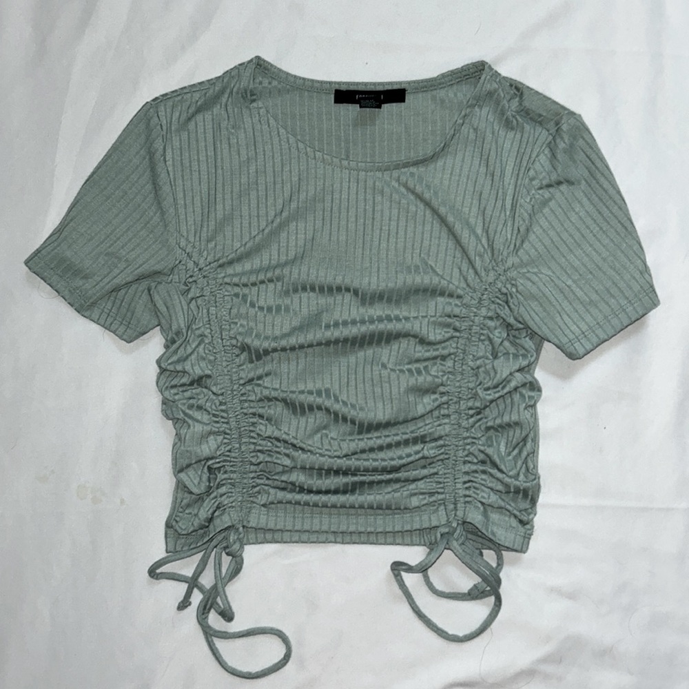 Forever 21 Teal Cropped Top